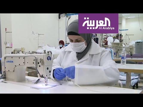 شاهد مبادرة مشغل حياكة في لبنان لمواجهة نقص السترات الواقية