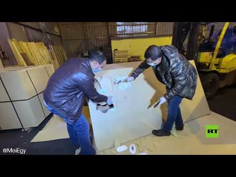 طريقة ماكرة في إخفاء أطنان من الحشيش قادمة من سورية وأوقفتها مصر