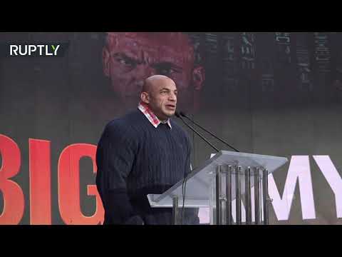 شاهداستقبال أسطورى للبطل العالمي بيغ رامي بعد عودته إلى القاهره